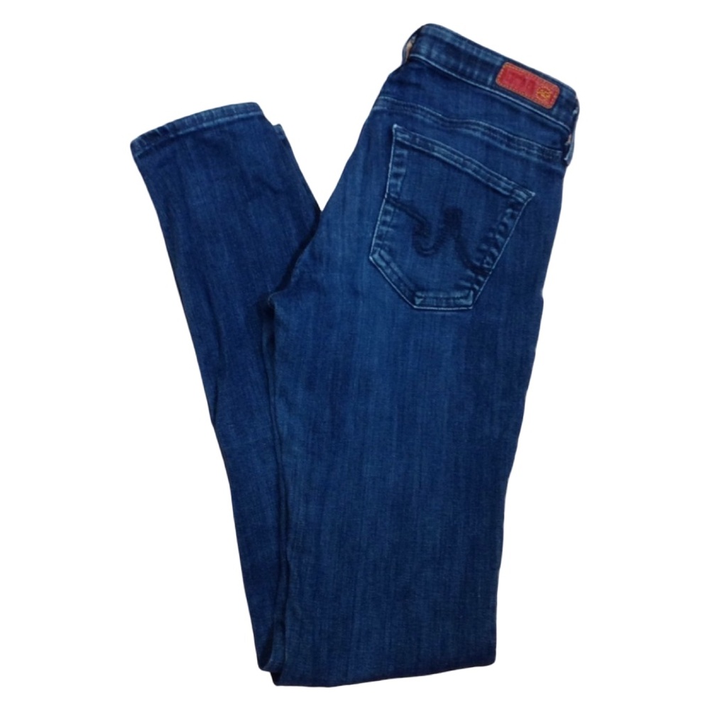 AG Adriano Goldschmied Womens The Legging Super Skinny Fit Jeans Size 27R Blue